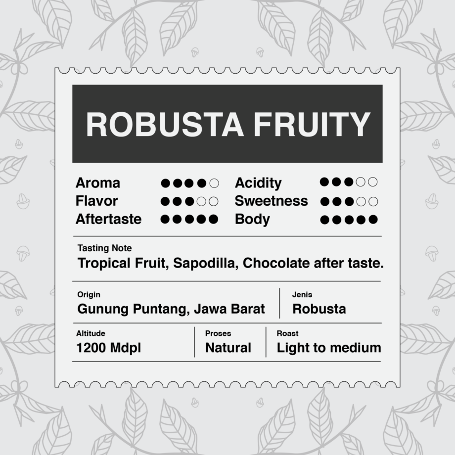 Robusta Fruity | Puntang Single Origin (Limited)