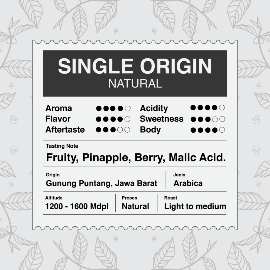 Arabica Natural | Puntang Single Origin