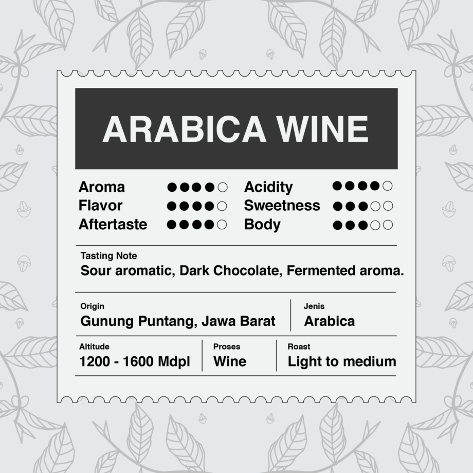 Arabica Wine | Puntang Single Origin